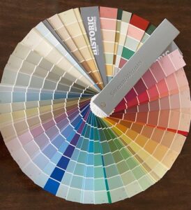 Color wheels are great for choosing interior colors