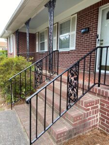 beautiful refinished wrought iron