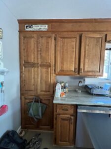 Painting kitchen cabinets