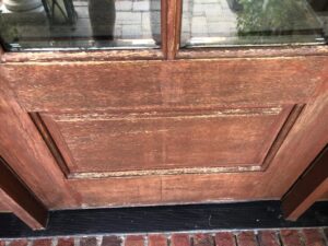 staining your front door